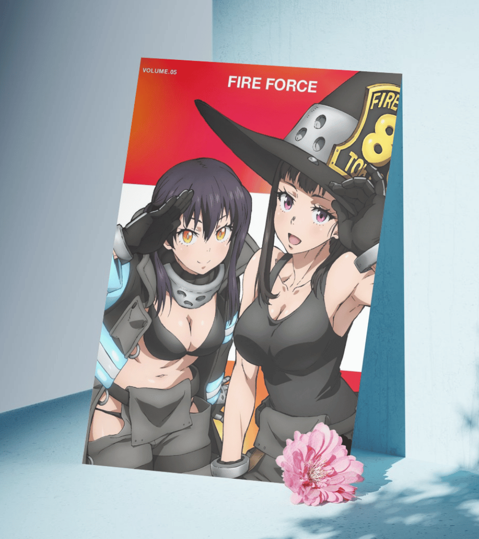 Tamaki & Mali Waifu Wall Poster | Fire Force | Anime Print