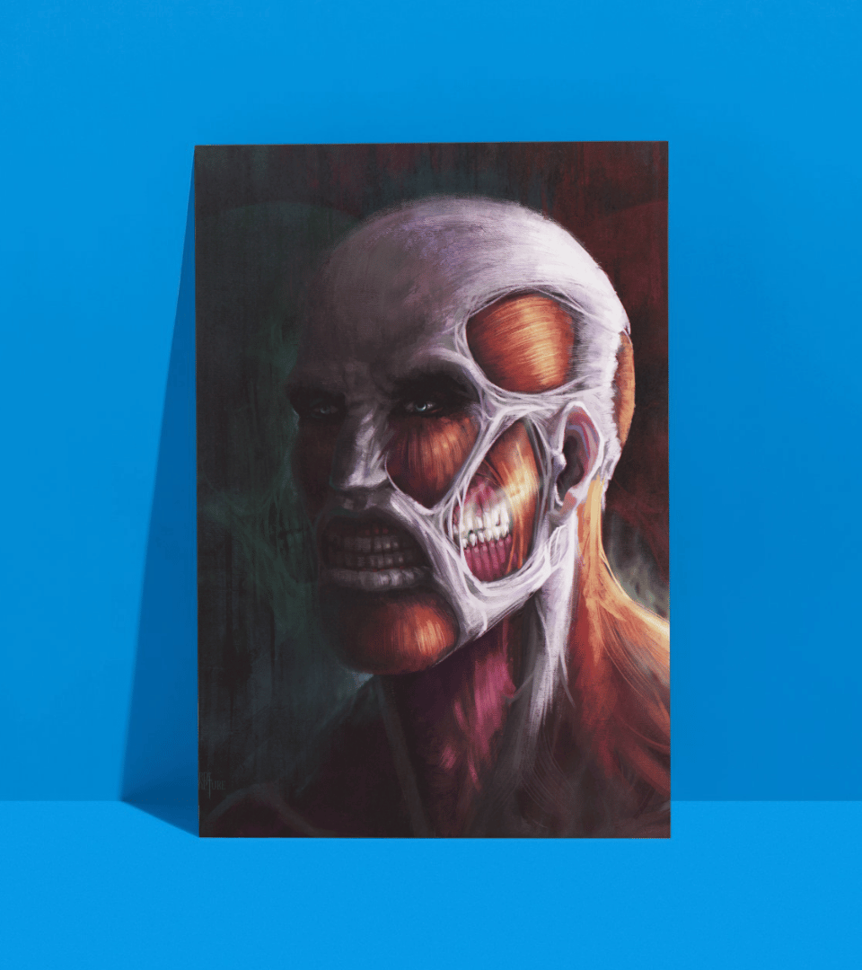 Colossal Titan Wall Poster | Attack On Titan | Anime Print