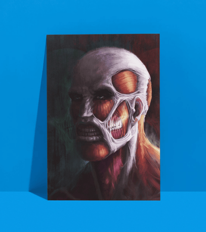 Colossal Titan Wall Poster | Attack On Titan | Anime Print