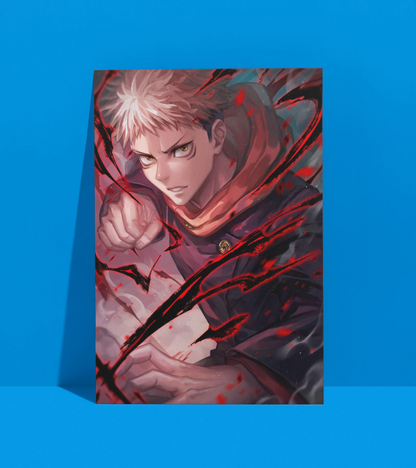 Yuji Itadori Wall Poster | Jujutsu Kaisen | Anime Print