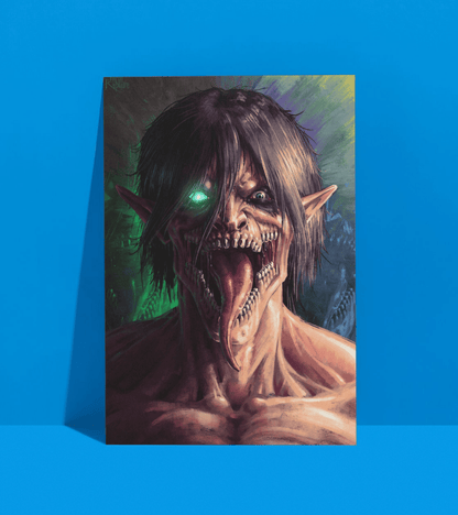 Attack Titan Wall Poster | Attack On Titan | Anime Print