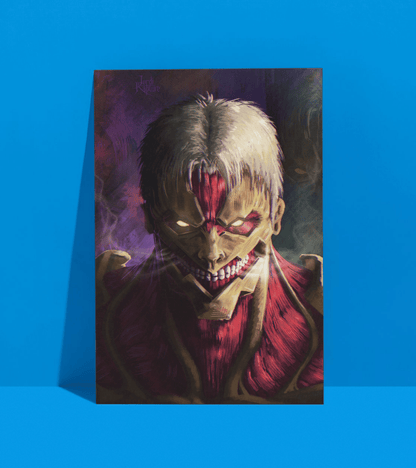 Armored Titan Wall Poster | Attack On Titan | Anime Print