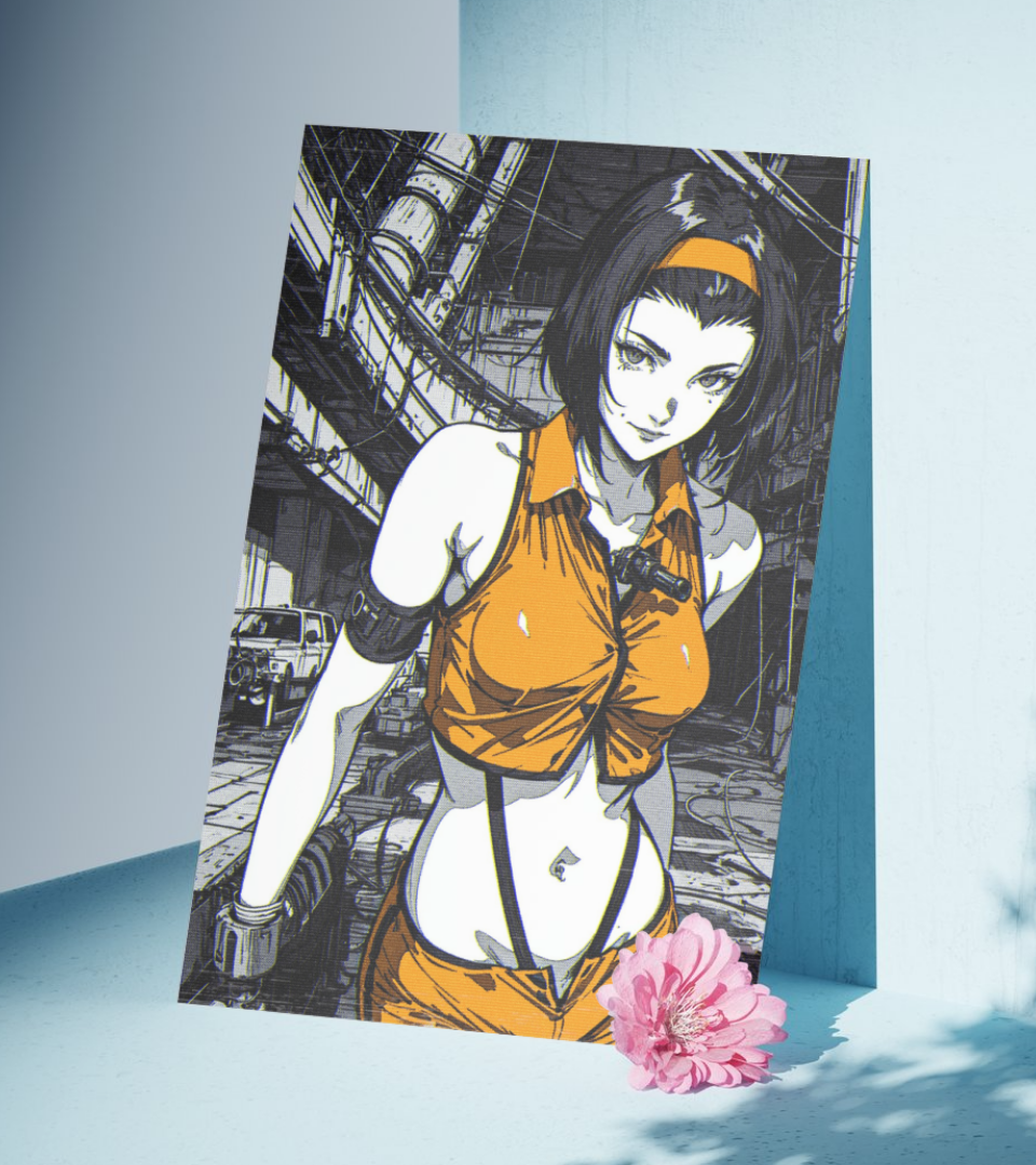 Faye Valentine Cyberpunk Wall Poster | Waifu | Anime Print