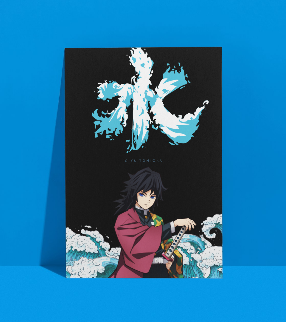 Giyu Tomioka Wall Poster | Demon Slayer | Anime Print