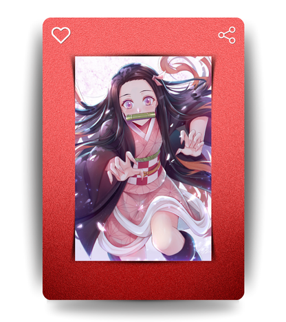 Nezuko Kamado Waifu Wall Poster | Demon Slayer | Anime Print