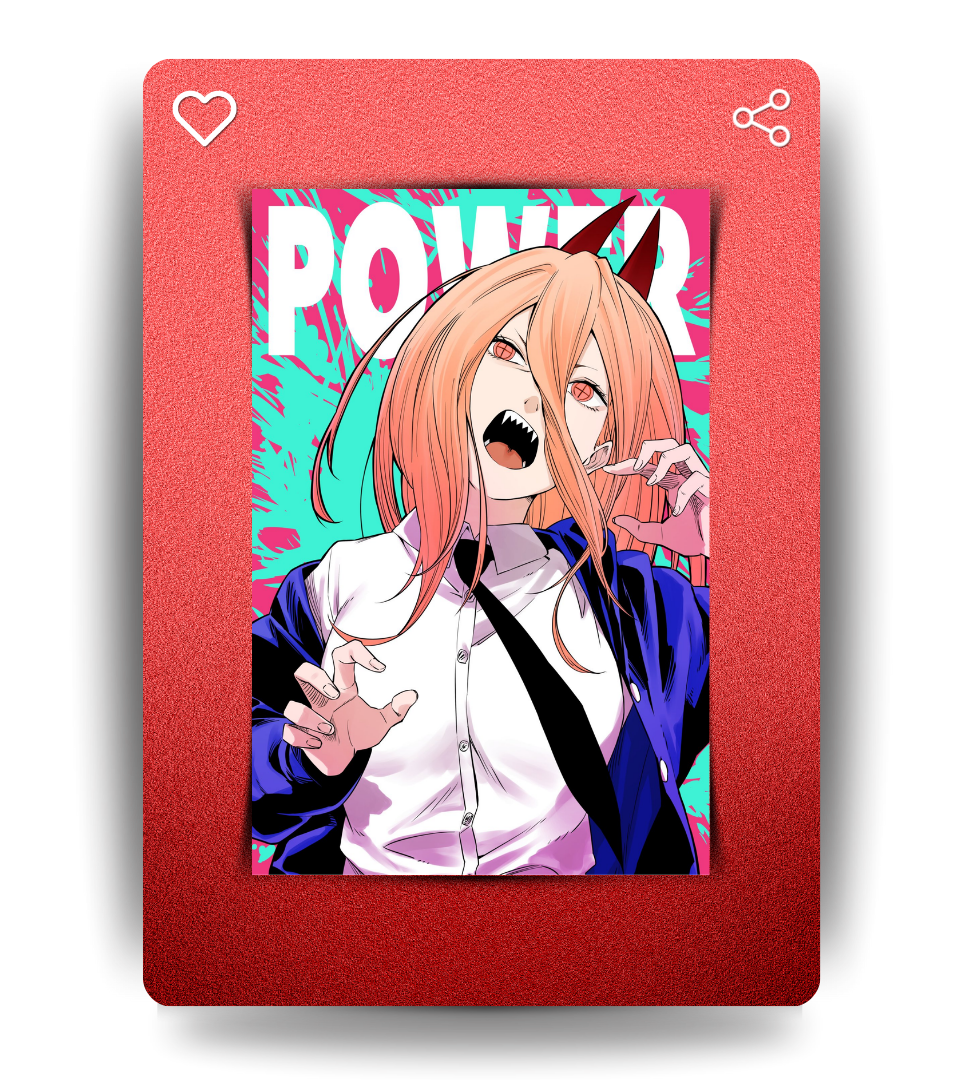 Power Waifu Wall Poster | Chainsaw Man | Anime Print