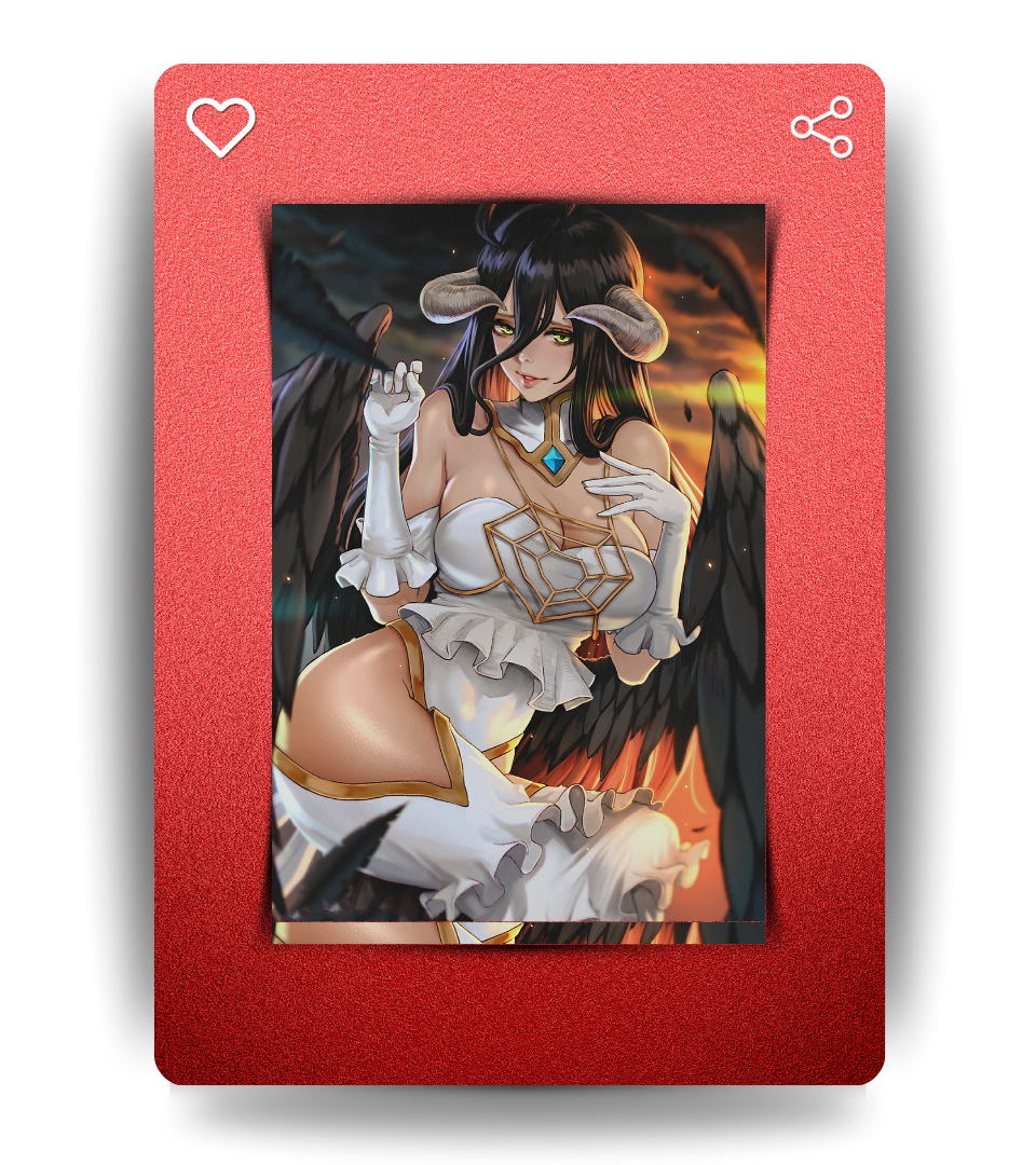 Albedo Waifu Wall Poster | Overlord | Anime Print