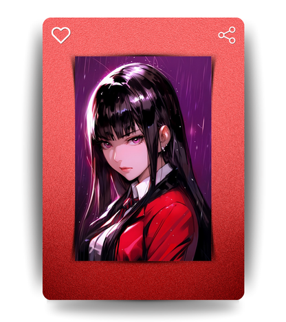 Yumeko Jabami Waifu Wall Poster | Kakegurui | Anime Print