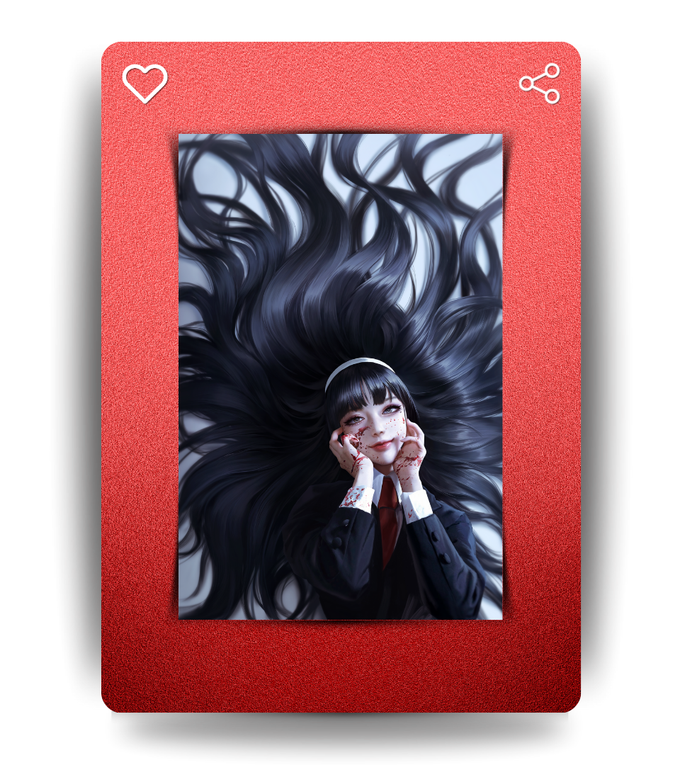 Tomie Waifu Wall Poster | Waifu | Anime Print