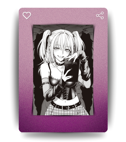 Misa Monochromatic Wall Poster | Death Note | Anime Print