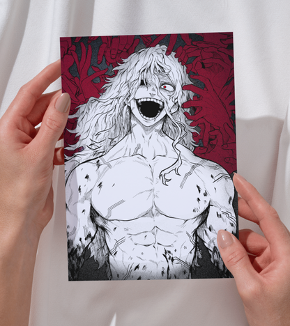 Shigaraki Monochromatic Wall Poster | My Hero Academia | Anime Print