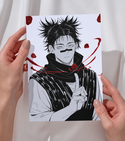 Choso Monochromatic Wall Poster | Jujutsu Kaisen | Anime Print