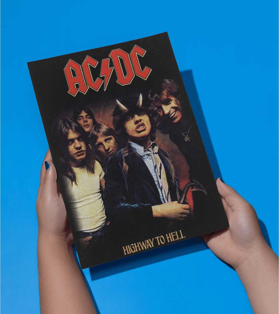 AC DC Wall Poster | Band | Music Print