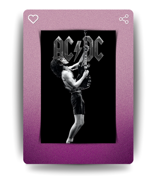 AC DC Wall Poster | Band | Music Print