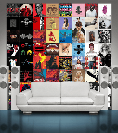 50 Pcs Album Cover Poster Set | Wall Collage Kits