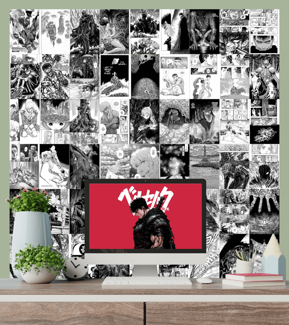 50 Pcs Berserk Manga Set |  Manga Panel Kits