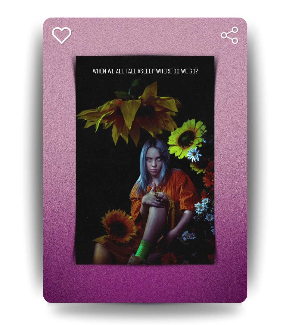 Billie Eilish Wall Poster | Artist | Music Print