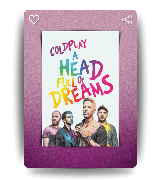 Coldplay Wall Poster | Band | Music Print