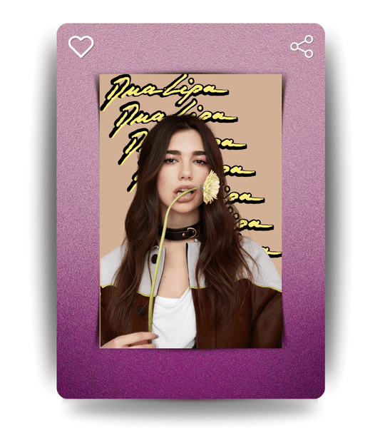 Dua Lipa Wall Poster | Artist | Music Print