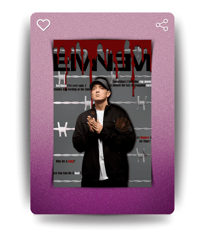 Eminem Wall Poster | Artist | Music Print