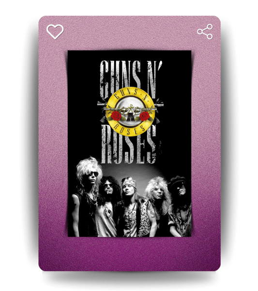 Guns N' Roses Wall Poster | Band | Music Print