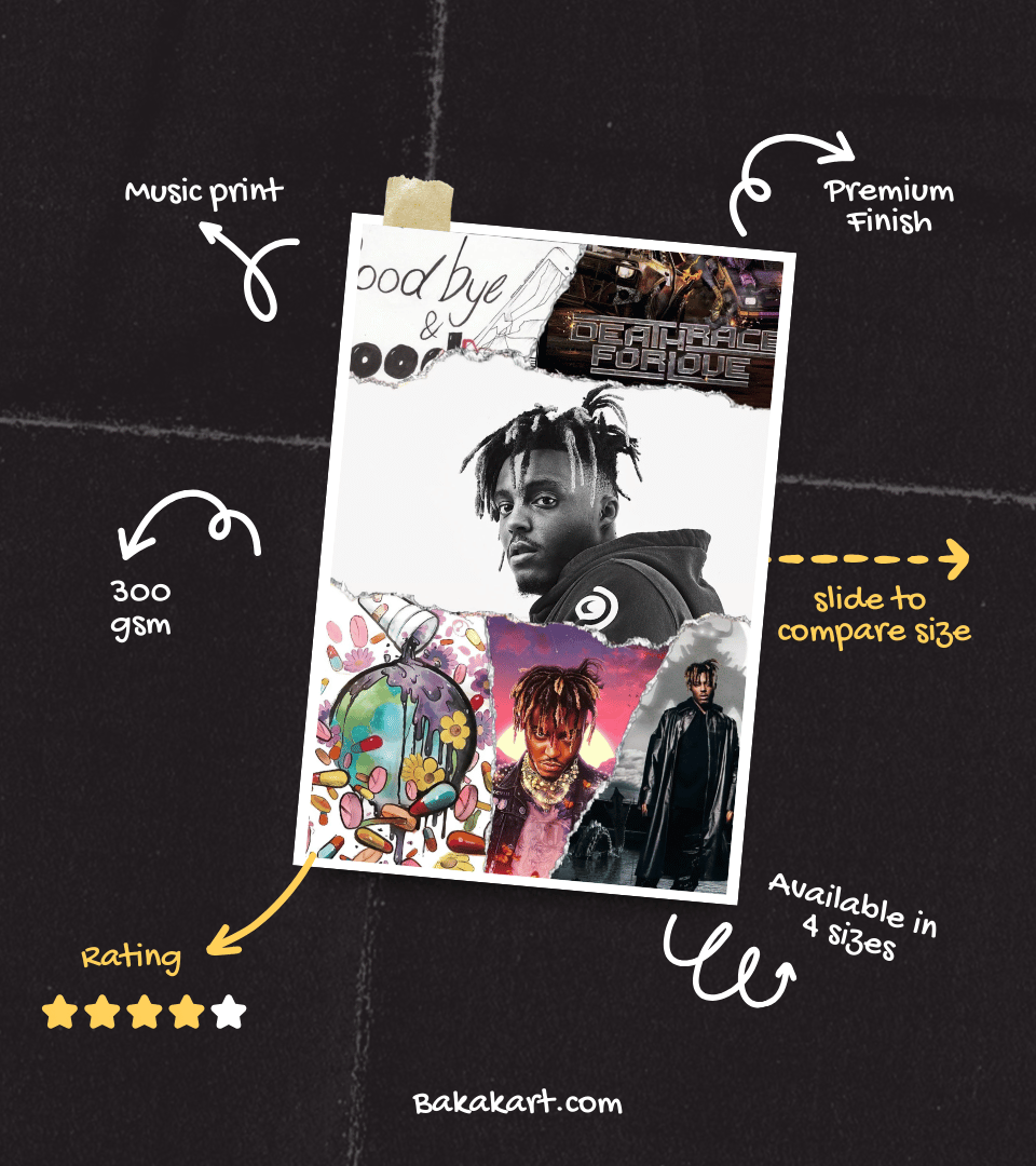 Juice WRLD Wall Poster | Artist | Music Print