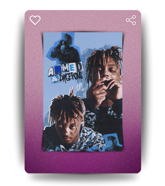 Juice WRLD Wall Poster | Artist | Music Print