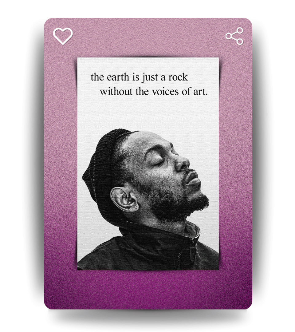 Kendrick Lamar Wall Poster | Artist | Music Print