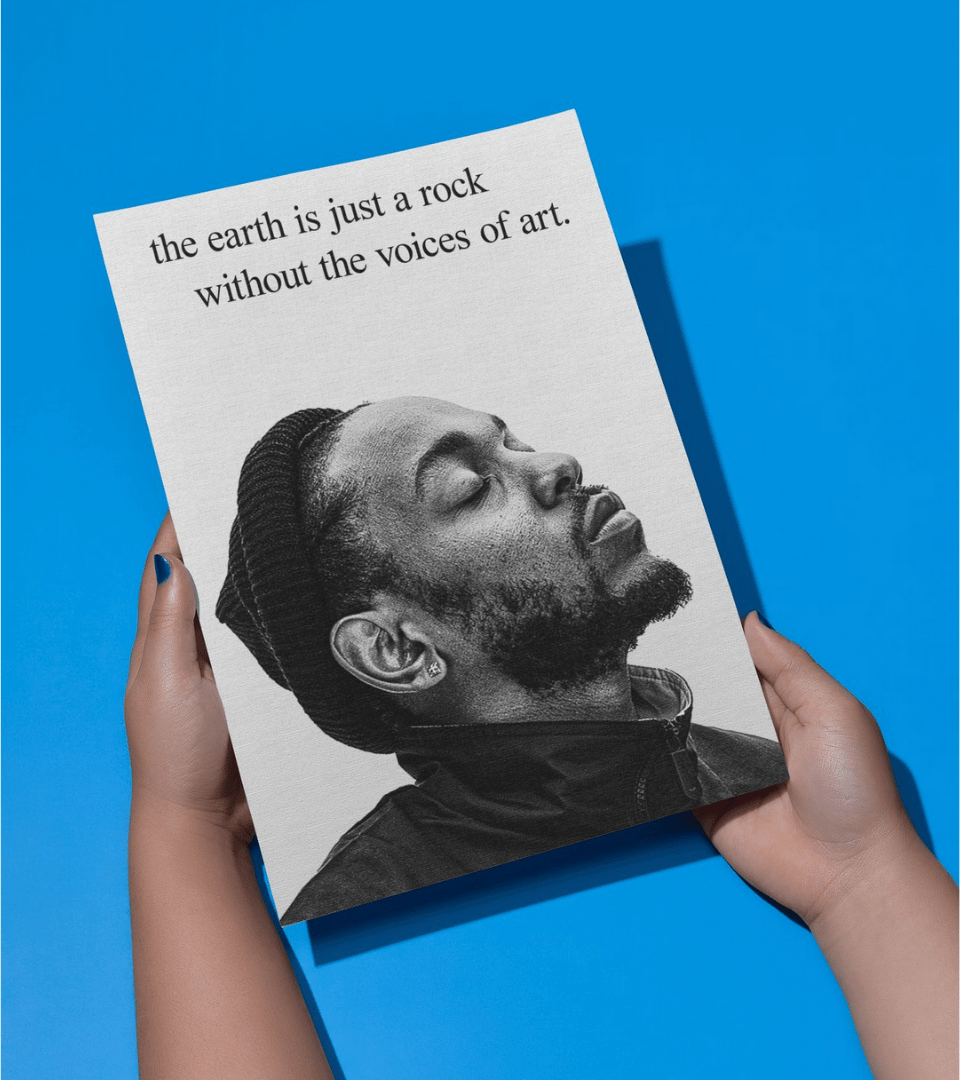 Kendrick Lamar Wall Poster | Artist | Music Print