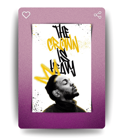 Kendrick Lamar Wall Poster | Artist | Music Print