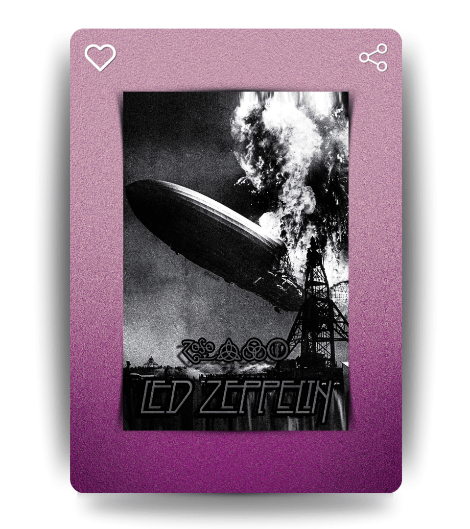 Led Zeppelin Wall Poster | Band | Music Print