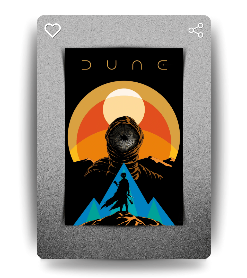 Dune Wall Poster | Movies | Pop Culture Print