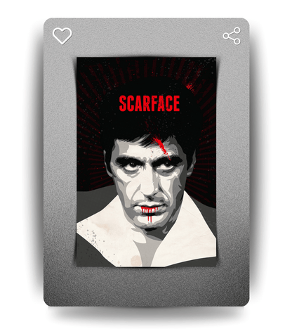 Scarface Wall Poster | Movies | Pop Culture Print