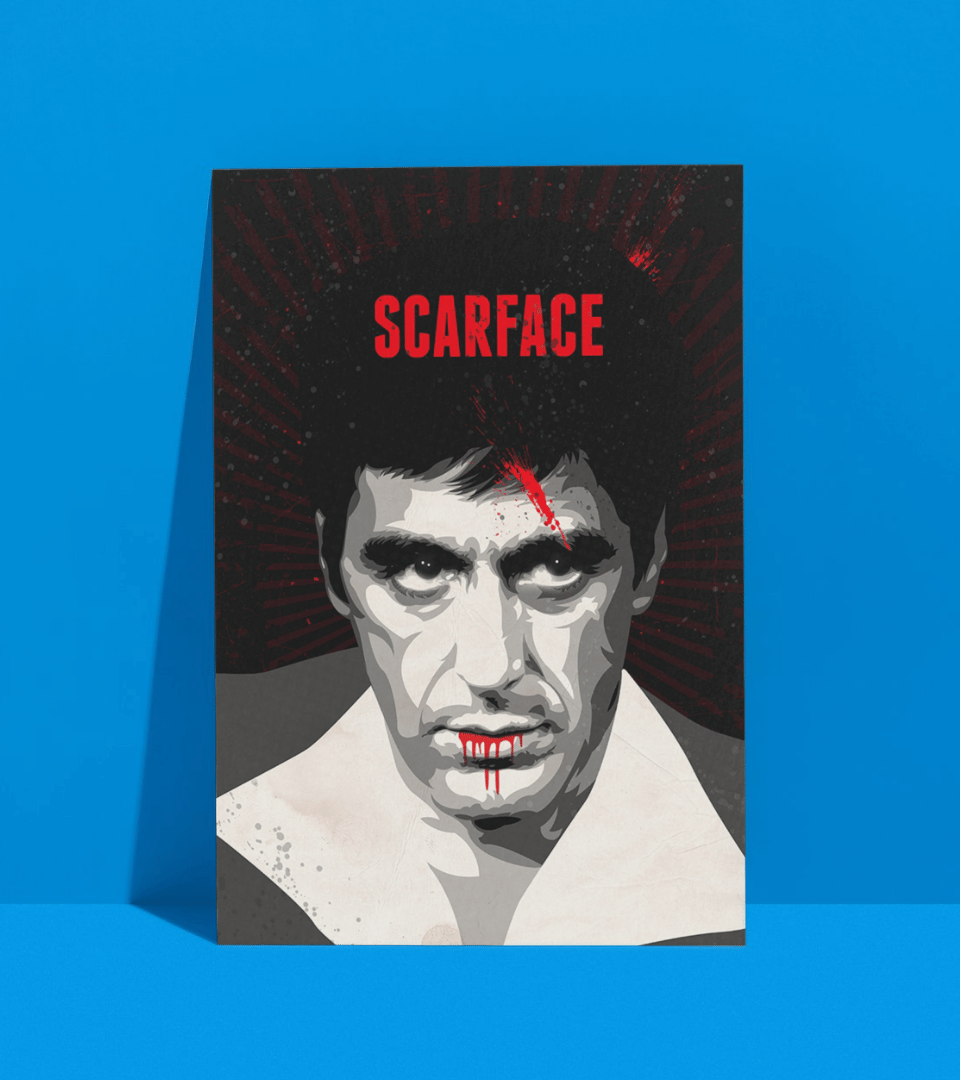 Scarface Wall Poster | Movies | Pop Culture Print