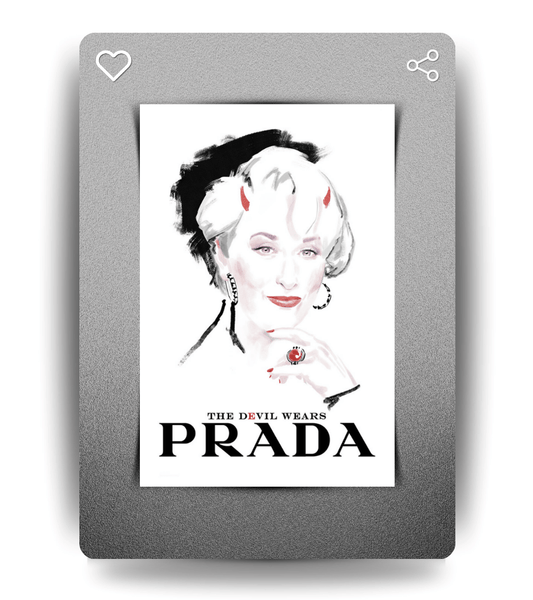 The Devil Wears Prada Wall Poster | Movies | Pop Culture Print