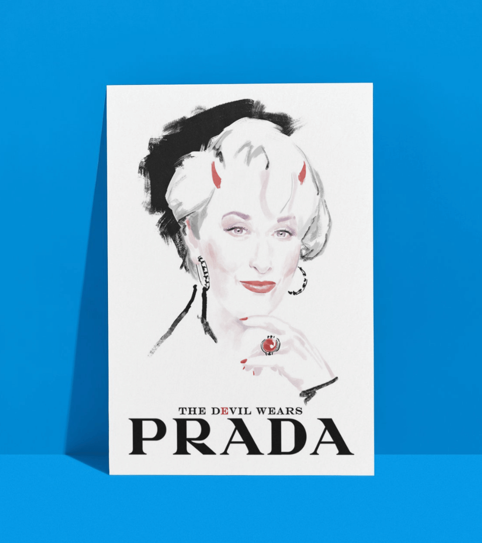 The Devil Wears Prada Wall Poster | Movies | Pop Culture Print