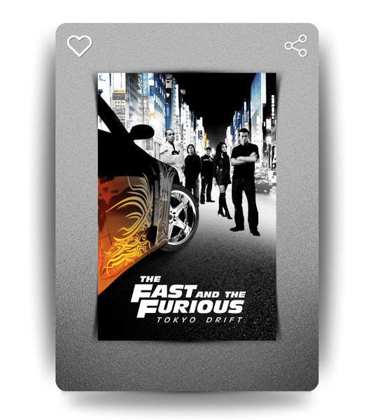 Tokyo Drift Wall Poster | Movies | Pop Culture Print