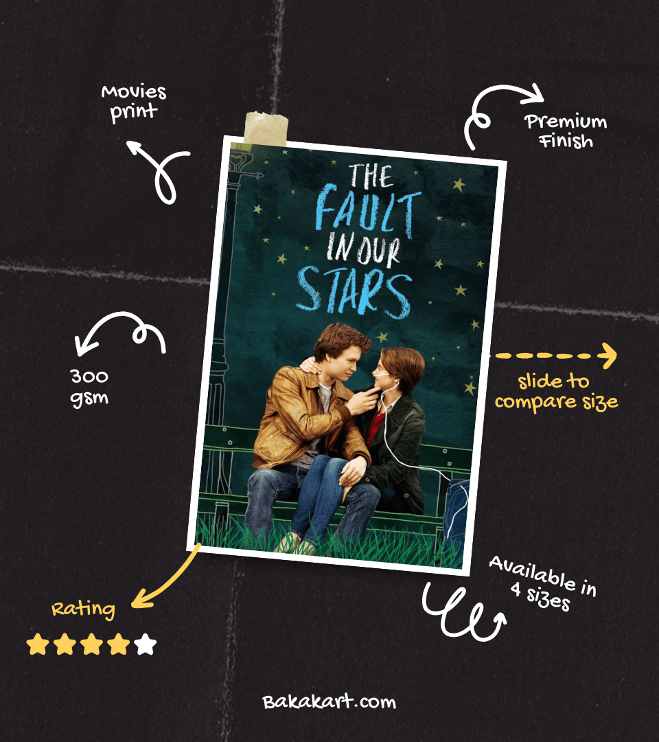 The Fault in Our Stars Wall Poster | Movies | Pop Culture Print