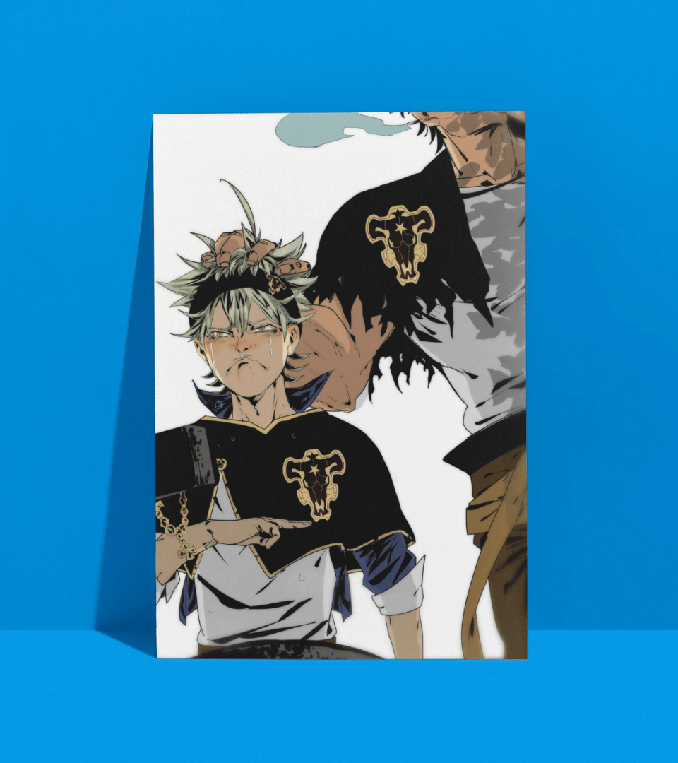 Yami & Asta Wall Poster | Black Clover | Anime Print