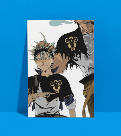 Yami & Asta Wall Poster | Black Clover | Anime Print