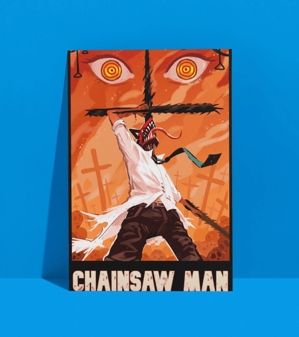 Chainsaw man Wall Poster | Chainsaw Man | Anime Print