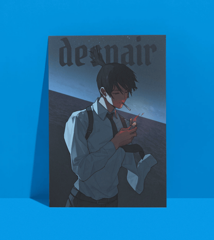 Aki Despair Wall Poster | Chainsaw Man | Anime Print