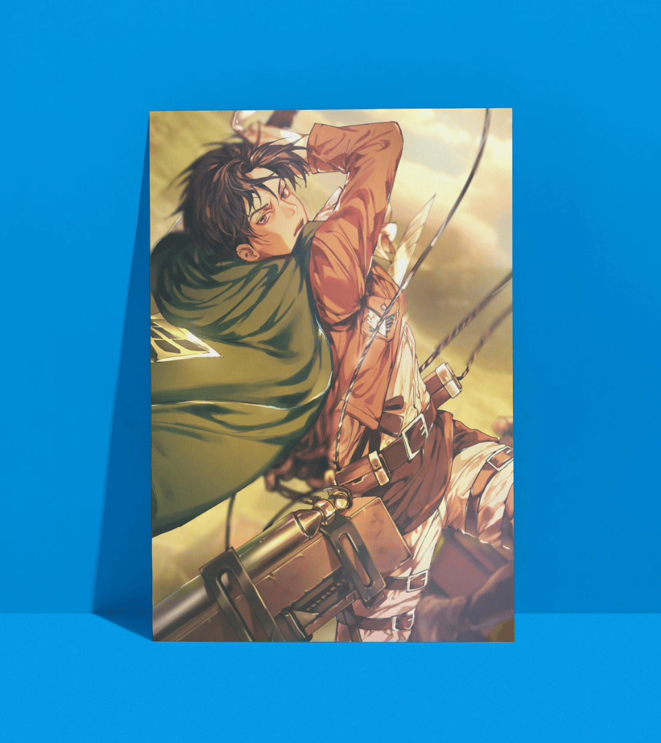 Levi Ackerman Wall Poster | Attack On Titan | Anime Print