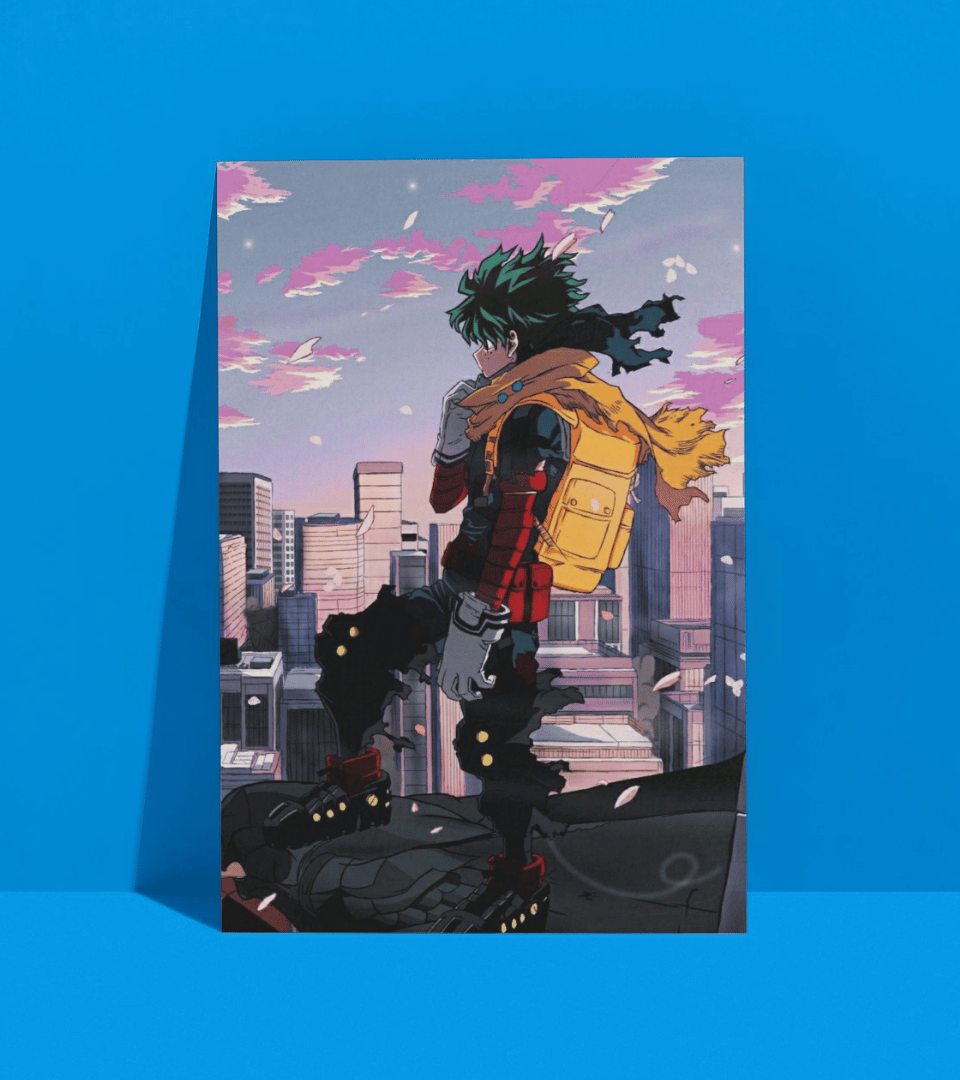 Izuku Midoriya Wall Poster | My Hero Academia | Anime Print