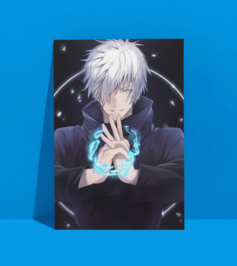 Satoru Gojo Wall Poster | Jujutsu Kaisen | Anime Print