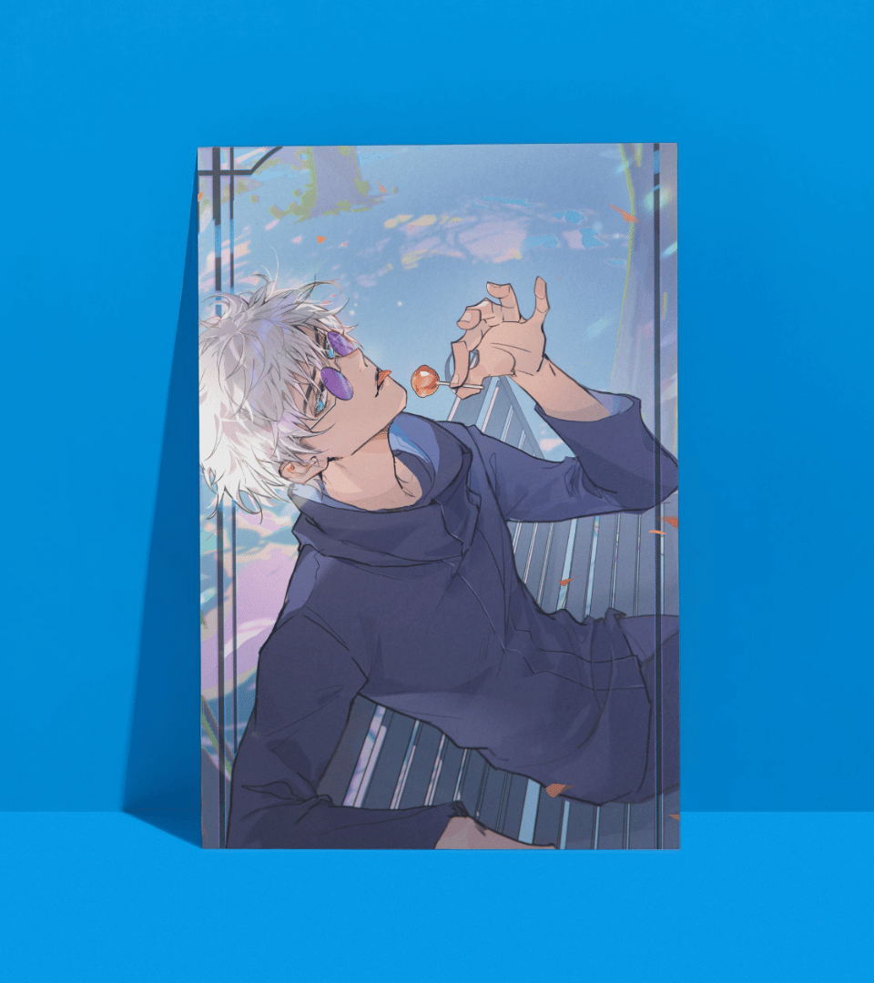 Satoru Gojo Wall Poster | Jujutsu Kaisen | Anime Print