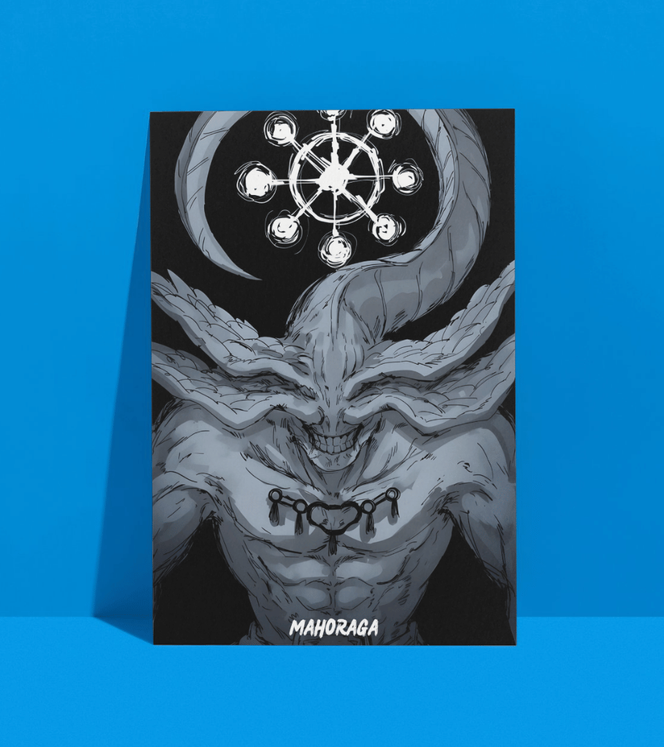 Mahoraga Wall Poster | Jujutsu Kaisen | Anime Print