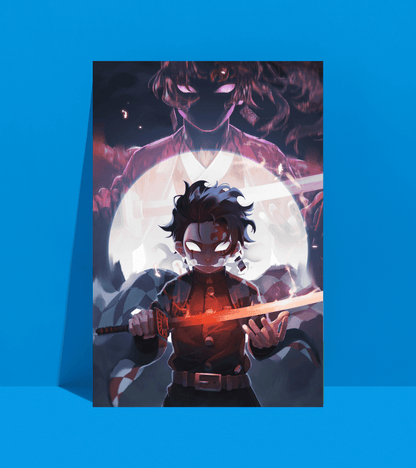 Tanjiro Marked Wall Poster | Demon Slayer | Anime Print