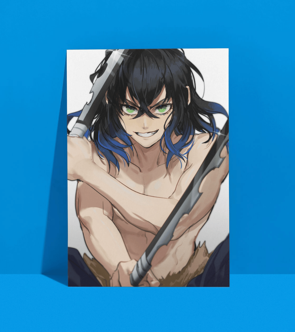 Inosuke Hashibira Wall Poster | Demon Slayer | Anime Print