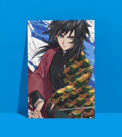 Giyu Tomioka Wall Poster | Demon Slayer | Anime Print